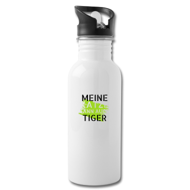 Katzen Trinkflasche - katze - meine Katze kann auch Tiger