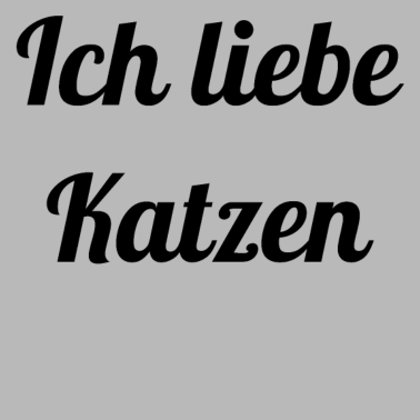 Motiv katze - Ich liebe Katzen