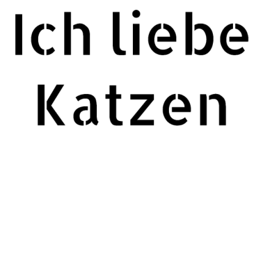 Motiv katze - Ich liebe Katzen