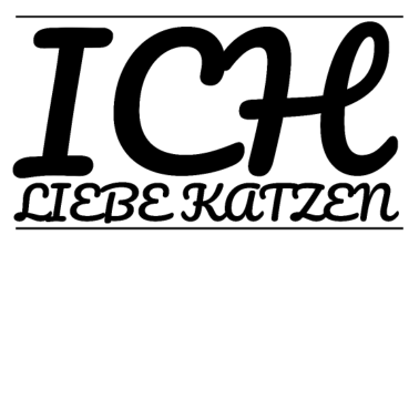 Motiv katze - Ich liebe Katzen