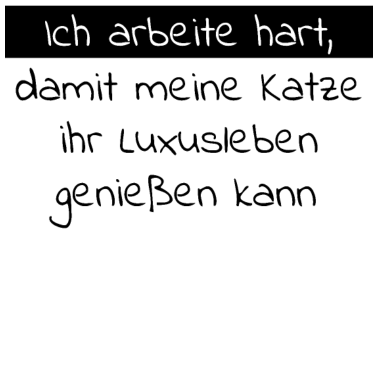Motiv katze - Luxusleben einer Katze