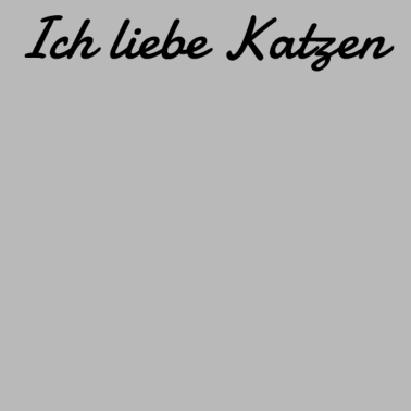 Motiv katze - Ich liebe Katzen
