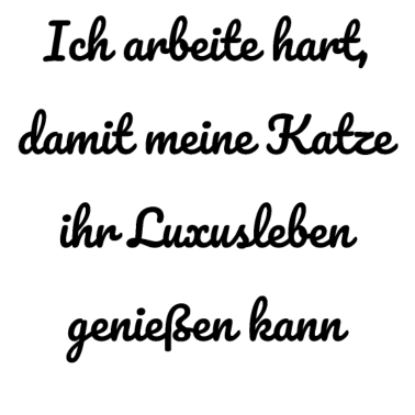 Motiv katze - Luxusleben einer Katze