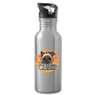Katzen Trinkflasche - Katze Katzen Tiere