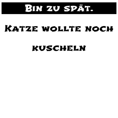 Motiv katze - Katze wollte kuscheln