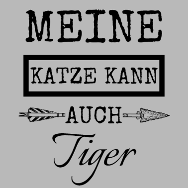 Motiv katze - meine Katze kann auch Tiger