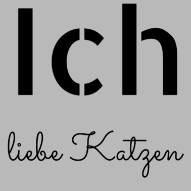 Motiv katze - Ich liebe Katzen