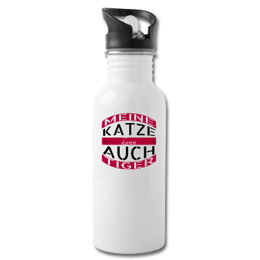 Katzen Trinkflasche - katze - meine Katze kann auch Tiger