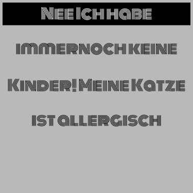 Motiv katze - Katze ist allergisch