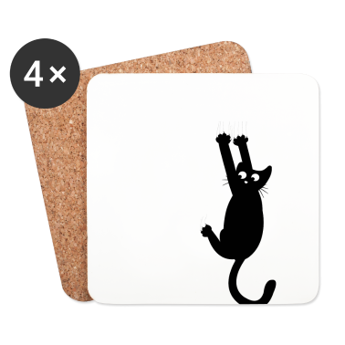 Katzen Untersetzer - Katze Katzen Cat Kater Katzenliebhaber Kätzchen
