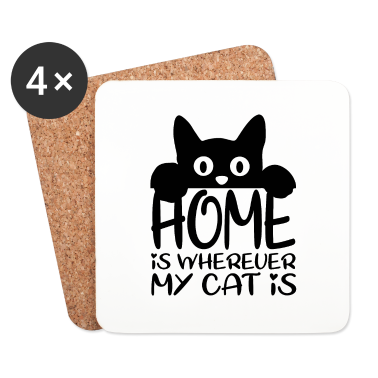 Katzen Untersetzer - Katze