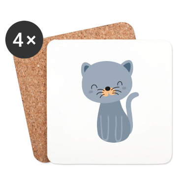 Katzen Untersetzer - Katze Katze Katze