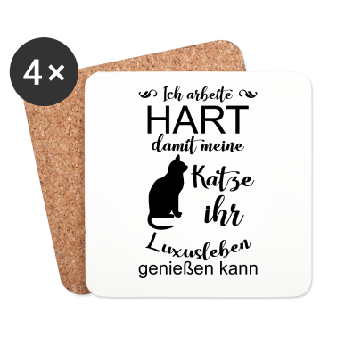 Katzen Untersetzer - Katze, Katzen