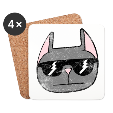 Katzen Untersetzer - Katze Katzen