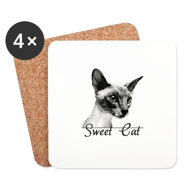 Katzen Untersetzer - Süße Katze Katze