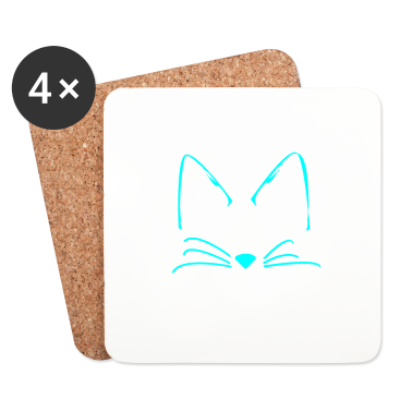 Katzen Untersetzer - Katzen Katze süß