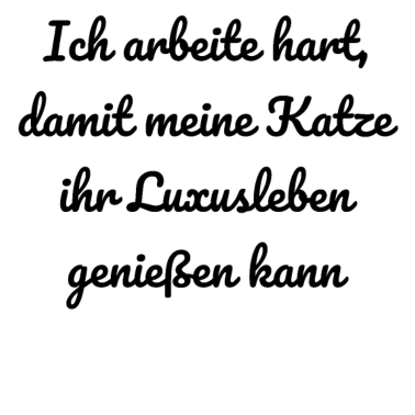 Motiv katze - Luxusleben einer Katze