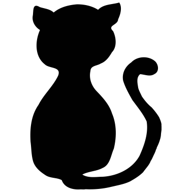 Motiv Schwarze Katze