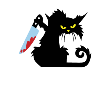 Motiv Katze blut Messer