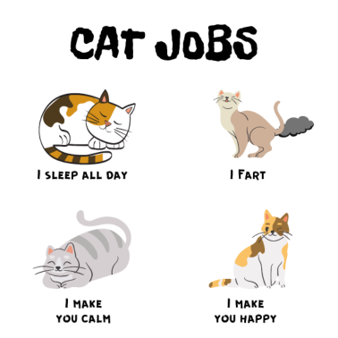 Motiv Die Aufgaben einer Katze