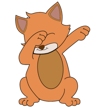 Motiv Dabbende Katze