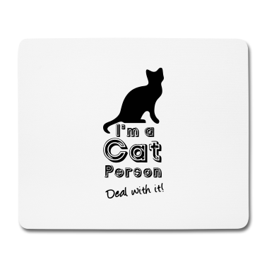 Katzen Mousepad - Cat Person Katze Haustier Tier lustig Geschenk