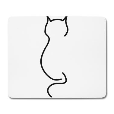 Katzen Mousepad - Katze Haustier Tiere Kater Katzen Tier Kätzchen