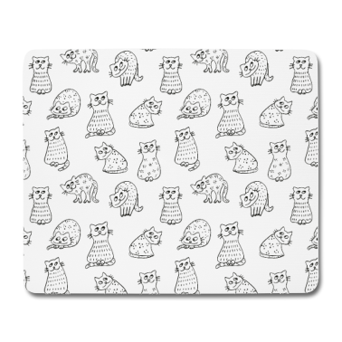 Katzen Mousepad - friendly cats