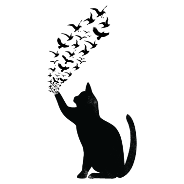 Motiv Schwarze Katze