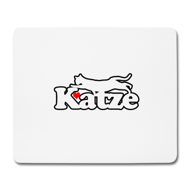Katzen Mousepad - Katze mit einer Katze