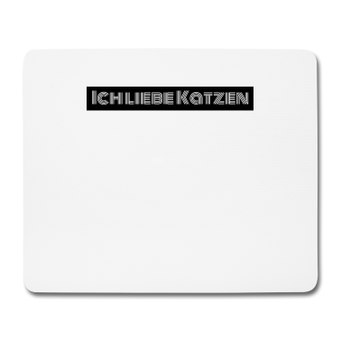 Katzen Mousepad - katze - Ich liebe Katzen