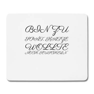 Katzen Mousepad - katze - Katze wollte kuscheln