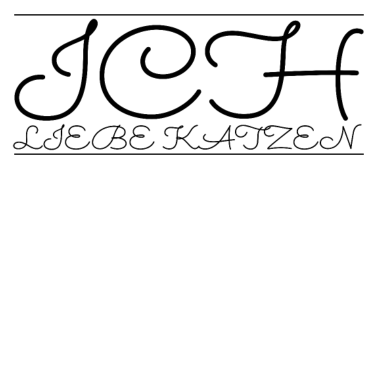 Motiv katze - Ich liebe Katzen