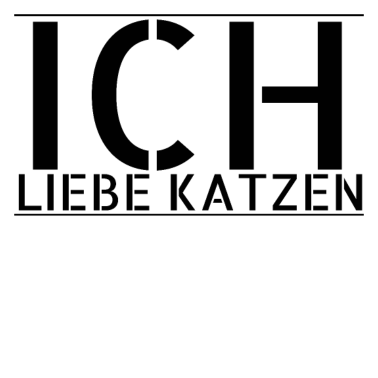 Motiv katze - Ich liebe Katzen