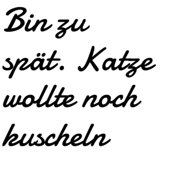 Motiv katze - Katze wollte kuscheln