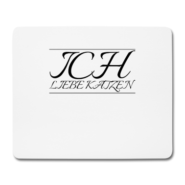 Katzen Mousepad - katze - Ich liebe Katzen