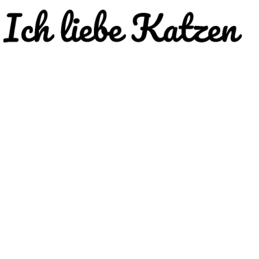 Motiv katze - Ich liebe Katzen