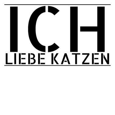 Motiv katze - Ich liebe Katzen