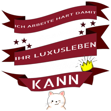 Motiv katze - Luxusleben einer Katze