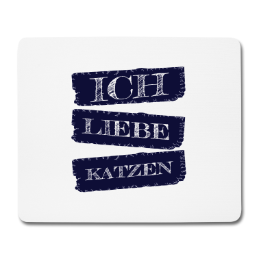 Katzen Mousepad - katze - Ich liebe Katzen