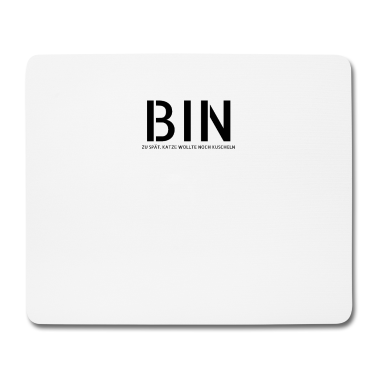 Katzen Mousepad - katze - Katze wollte kuscheln