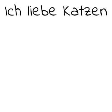 Motiv katze - Ich liebe Katzen