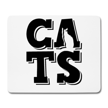 Katzen Mousepad - katze katzen spruch