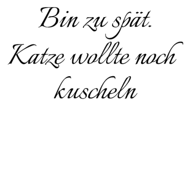 Motiv katze - Katze wollte kuscheln