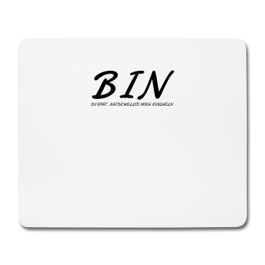 Katzen Mousepad - katze - Katze wollte kuscheln