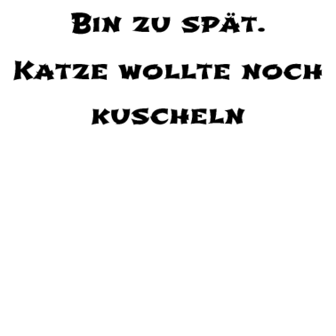 Motiv katze - Katze wollte kuscheln