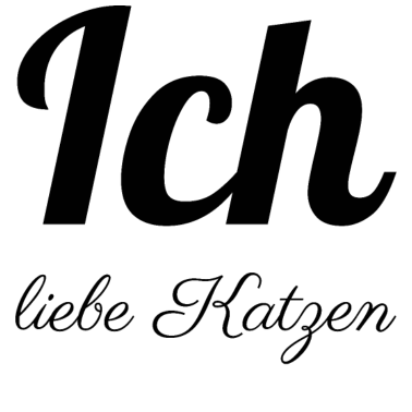 Motiv katze - Ich liebe Katzen