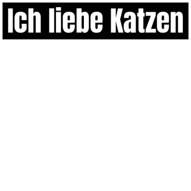 Motiv katze - Ich liebe Katzen