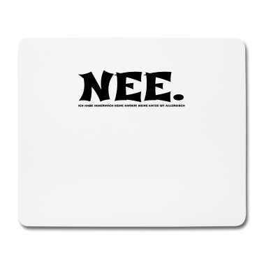 Katzen Mousepad - katze - Katze ist allergisch