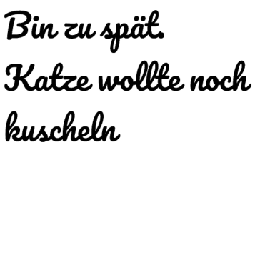 Motiv katze - Katze wollte kuscheln